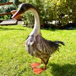 Darthome Limited Brown Metal Goose Garden Ornament