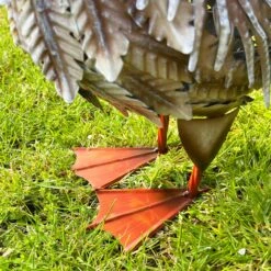 Darthome Limited Brown Metal Goose Garden Ornament -Decor Garden Shop IMG E4326 edited13 1