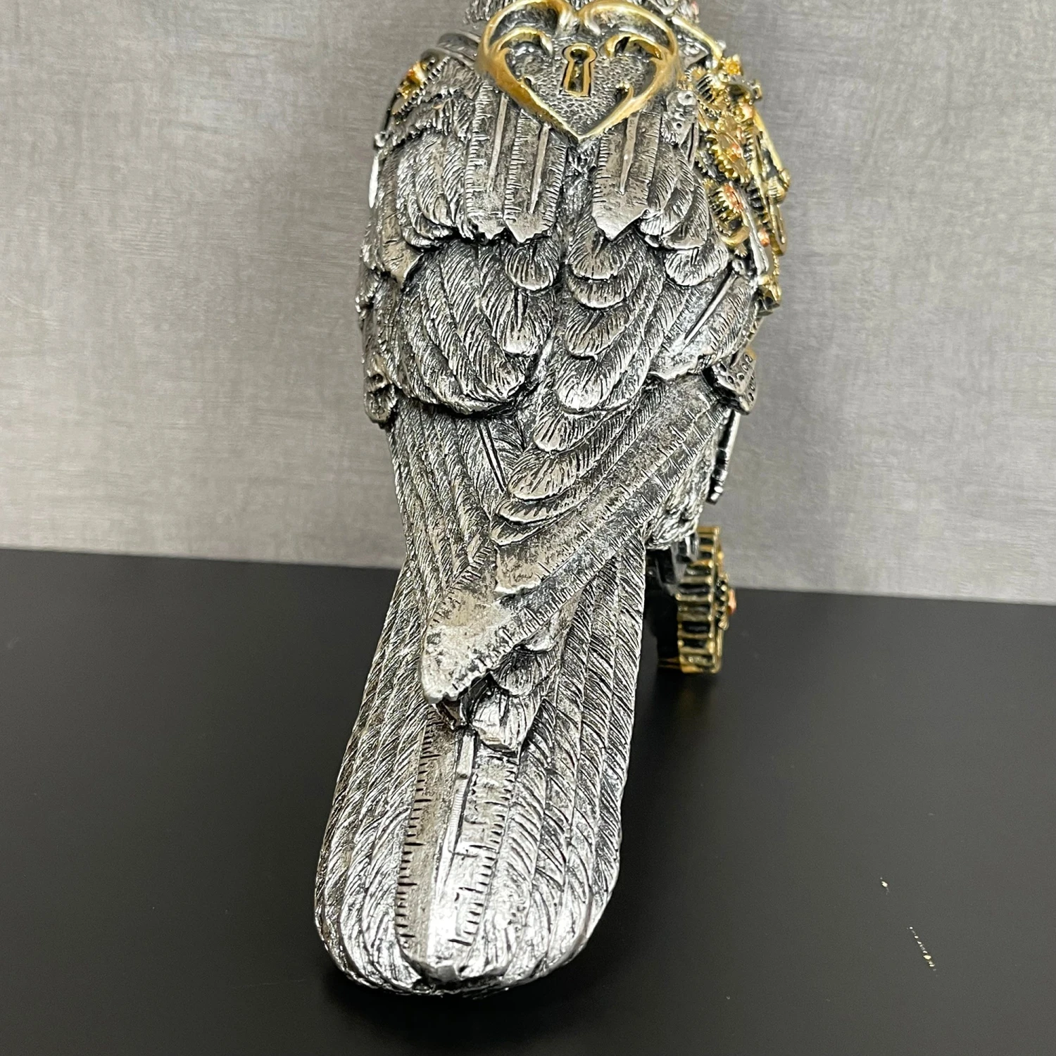 Darthome Limited Silver Steampunk Crow Ornament 9 Darthome Limited Silver Steampunk Crow Ornament - Image 9