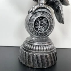 Darthome Limited Silver Steampunk Pilot Bird Ornament -Decor Garden Shop IMG E4345