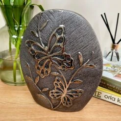 Darthome Limited Gun Metal Ceramic Butterfly Vase 9 Darthome Limited Gun Metal Ceramic Butterfly Vase -Decor Garden Shop IMG E4348 edited29