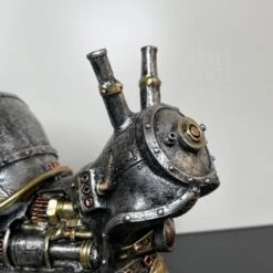 Darthome Limited Silver Steampunk Snail Ornament -Decor Garden Shop IMG E4358
