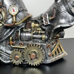 Darthome Limited Silver Steampunk Snail Ornament -Decor Garden Shop IMG E4359