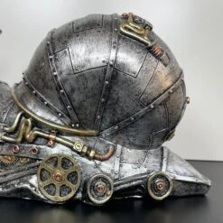 Darthome Limited Silver Steampunk Snail Ornament -Decor Garden Shop IMG E4361