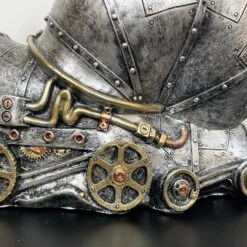 Darthome Limited Silver Steampunk Snail Ornament -Decor Garden Shop IMG E4363