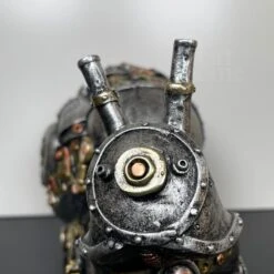 Darthome Limited Silver Steampunk Snail Ornament -Decor Garden Shop IMG E4365