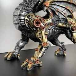 Darthome Limited Silver Steampunk Dragon Ornament 17 Darthome Limited Silver Steampunk Dragon Ornament -Decor Garden Shop IMG E4374 1