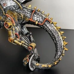 Darthome Limited Silver Steampunk Dragon Ornament 19 Darthome Limited Silver Steampunk Dragon Ornament -Decor Garden Shop IMG E4376 1