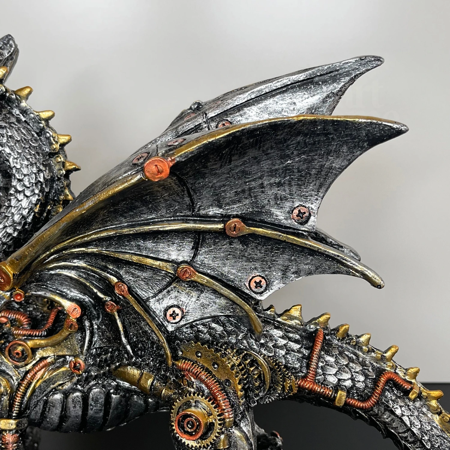 Darthome Limited Silver Steampunk Dragon Ornament 7 Darthome Limited Silver Steampunk Dragon Ornament - Image 7