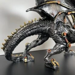 Darthome Limited Silver Steampunk Dragon Ornament 26 Darthome Limited Silver Steampunk Dragon Ornament -Decor Garden Shop IMG E4383 1