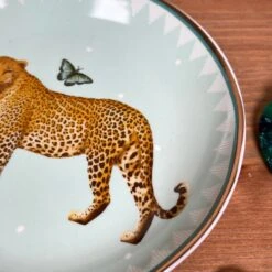 Darthome Limited Round Pale Green Leopard Trinket Dish 6 Darthome Limited Round Pale Green Leopard Trinket Dish -Decor Garden Shop IMG E4404