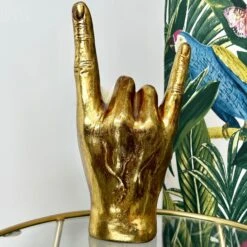 Darthome Limited Gold Rock On Hand Vase -Decor Garden Shop IMG E4515