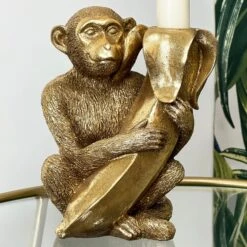 Darthome Limited Gold Monkey With Banana Candlestick Holder -Decor Garden Shop IMG E4528 5d517abf 166d 41aa bfc5 204a240256ff