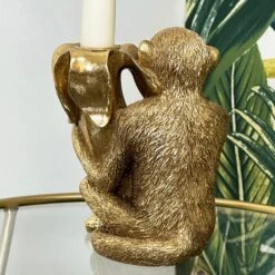 Darthome Limited Gold Monkey With Banana Candlestick Holder -Decor Garden Shop IMG E4530 e3470e1e 7573 4a8b 83ee b7c98c0ccfe6