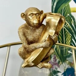 Darthome Limited Gold Monkey With Banana Candlestick Holder -Decor Garden Shop IMG E4535 ca4809f4 fbca 45dc a4b4 b7dc25174b21