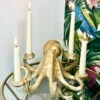 Darthome Limited Gold Ollie Octopus Candlestick Holder