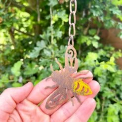 Darthome Limited Cast Iron Bee Wind Chime -Decor Garden Shop IMG E4561 edited71
