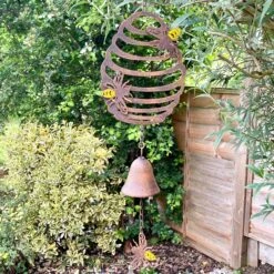 Darthome Limited Cast Iron Bee Wind Chime -Decor Garden Shop IMG E4586 edited74