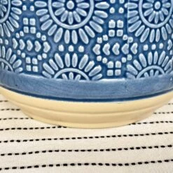 Darthome Limited Artificial Dieffenbachia Flower In Blue Pot -Decor Garden Shop IMG E4619 edited92