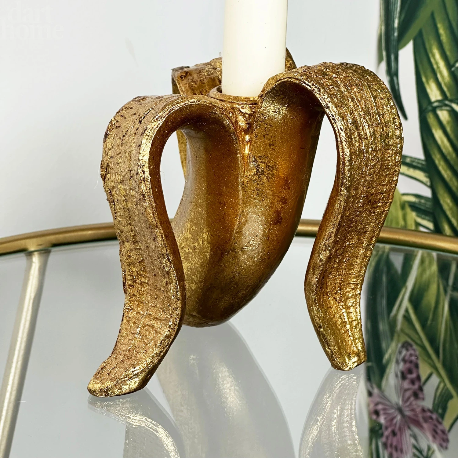 Darthome Limited Gold Banana Candlestick Holder 4 Darthome Limited Gold Banana Candlestick Holder - Image 4