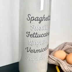 Darthome Limited Ceramic Speckled Grey Pasta Jar -Decor Garden Shop IMG E4634