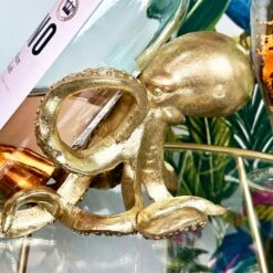Darthome Limited Gold Ollie Octopus Wine Bottle Holder -Decor Garden Shop IMG E4637 621400ab cecc 44ab b8b4 33b9cd476d1c