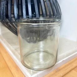 Darthome Limited Matt Black Slatted Candle Lantern 11 Darthome Limited Matt Black Slatted Candle Lantern -Decor Garden Shop IMG E4648