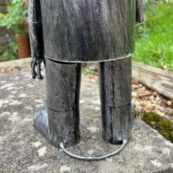Darthome Limited Silver Tin Man Garden Sculpture 18 Darthome Limited Silver Tin Man Garden Sculpture -Decor Garden Shop IMG E4658