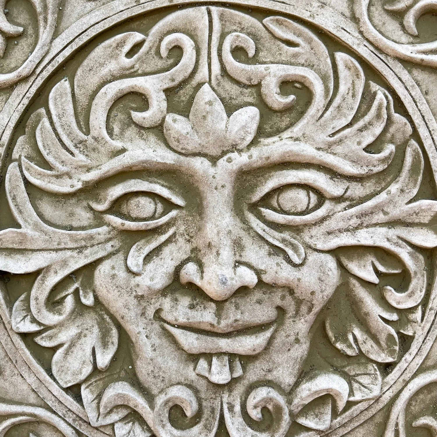 Darthome Limited Stone Ancient Greenman Garden Wall Plaque 28cm 2 Darthome Limited Stone Ancient Greenman Garden Wall Plaque 28cm - Image 2