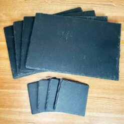 Darthome Limited Slate Placemat & Coaster Set Of 8