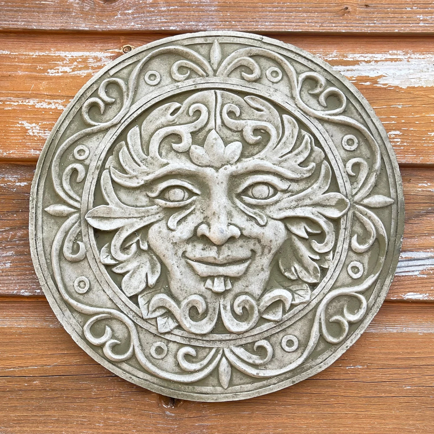 Darthome Limited Stone Ancient Greenman Garden Wall Plaque 28cm 4 Darthome Limited Stone Ancient Greenman Garden Wall Plaque 28cm - Image 4