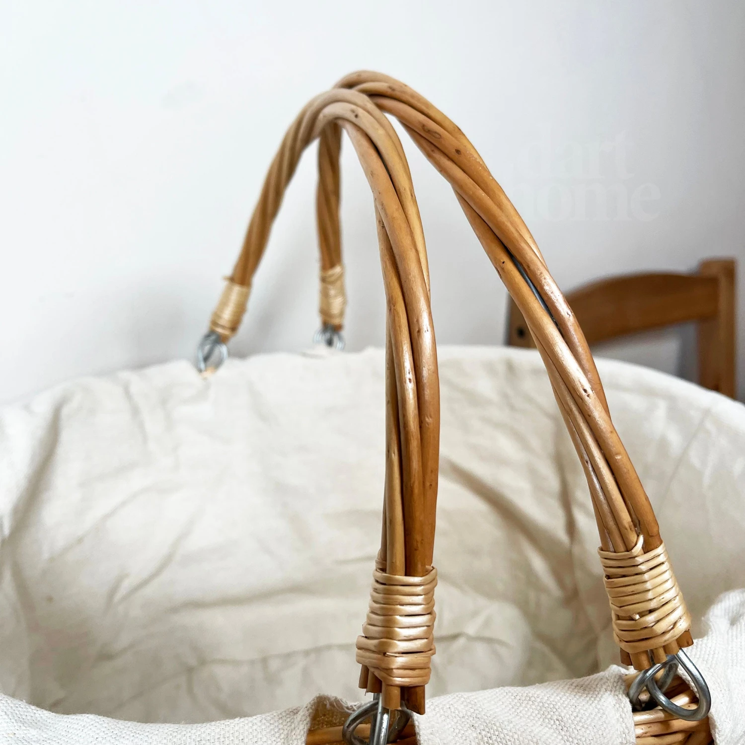 Darthome Limited Wicker Swing Handle Shopping Basket 4 Darthome Limited Wicker Swing Handle Shopping Basket - Image 4