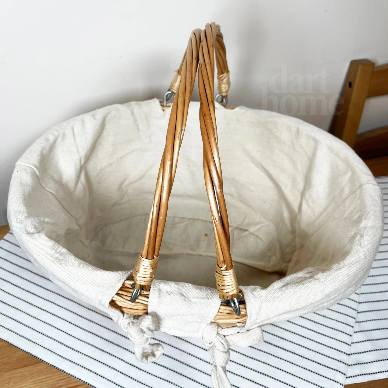 Darthome Limited Wicker Swing Handle Shopping Basket 6 Darthome Limited Wicker Swing Handle Shopping Basket - Image 6