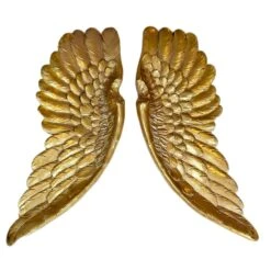 Darthome Limited Antique Gold Hanging Angel Wings 11 Darthome Limited Antique Gold Hanging Angel Wings -Decor Garden Shop IMG E4838copy