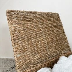 Darthome Limited Natural Lidded Seagrass Hampers -Decor Garden Shop IMG E4980