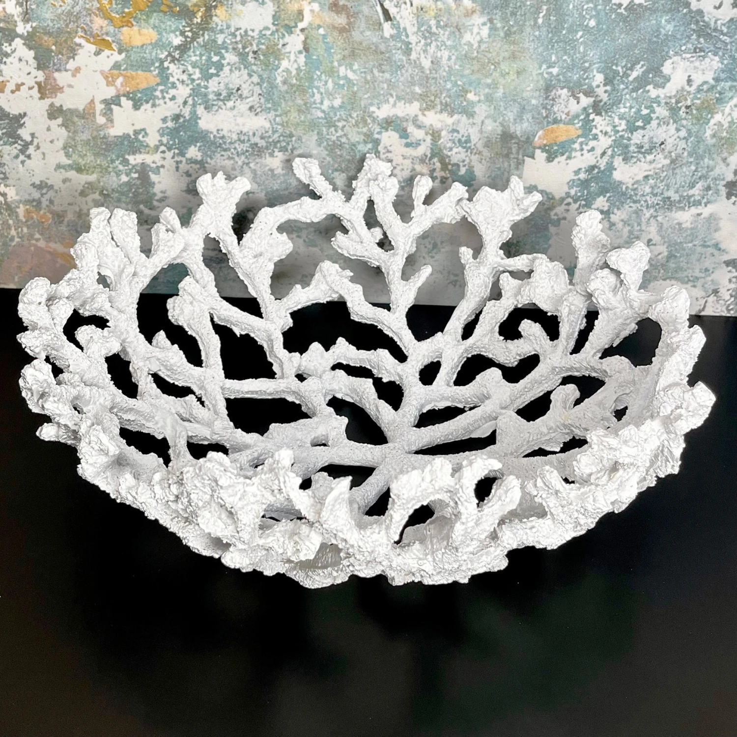 Darthome Limited Large White Coral Bowl 8 Darthome Limited Large White Coral Bowl - Image 8