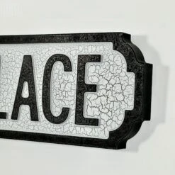 Darthome Limited Crackled Prosecco Palace Street Sign 10 Darthome Limited Crackled Prosecco Palace Street Sign -Decor Garden Shop IMG E5286