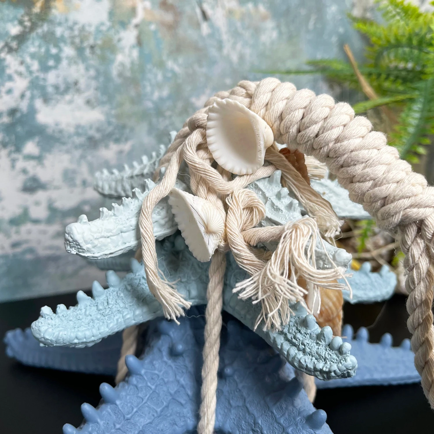 Darthome Limited Blue & White Starfish In Rope Ornament 2 Darthome Limited Blue & White Starfish In Rope Ornament - Image 2