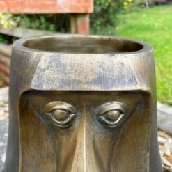 Darthome Limited Gold Monkey Head Planter Large 10 Darthome Limited Gold Monkey Head Planter Large -Decor Garden Shop IMG E5323 edited61