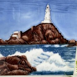 Darthome Limited Lighthouse Island Ceramic Art Tile 8x8" -Decor Garden Shop IMG E5350