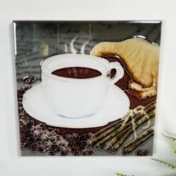 Darthome Limited Coffee Beans Ceramic Art Tile 8x8"