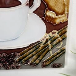 Darthome Limited Coffee Beans Ceramic Art Tile 8x8" -Decor Garden Shop IMG E5370