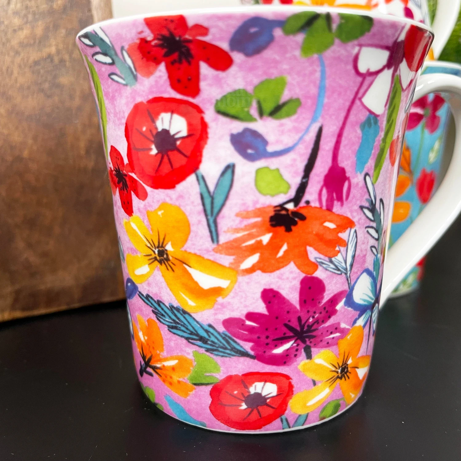Darthome Limited Set Of 4 Full Floral Bloom Mugs 380ml 7 Darthome Limited Set Of 4 Full Floral Bloom Mugs 380ml - Image 7