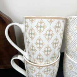 Darthome Limited Moroccan Patterned Mugs Set Of 4 11 Darthome Limited Moroccan Patterned Mugs Set Of 4 -Decor Garden Shop IMG E5600