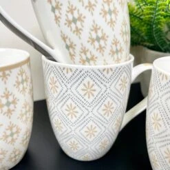 Darthome Limited Moroccan Patterned Mugs Set Of 4 17 Darthome Limited Moroccan Patterned Mugs Set Of 4 -Decor Garden Shop IMG E5607