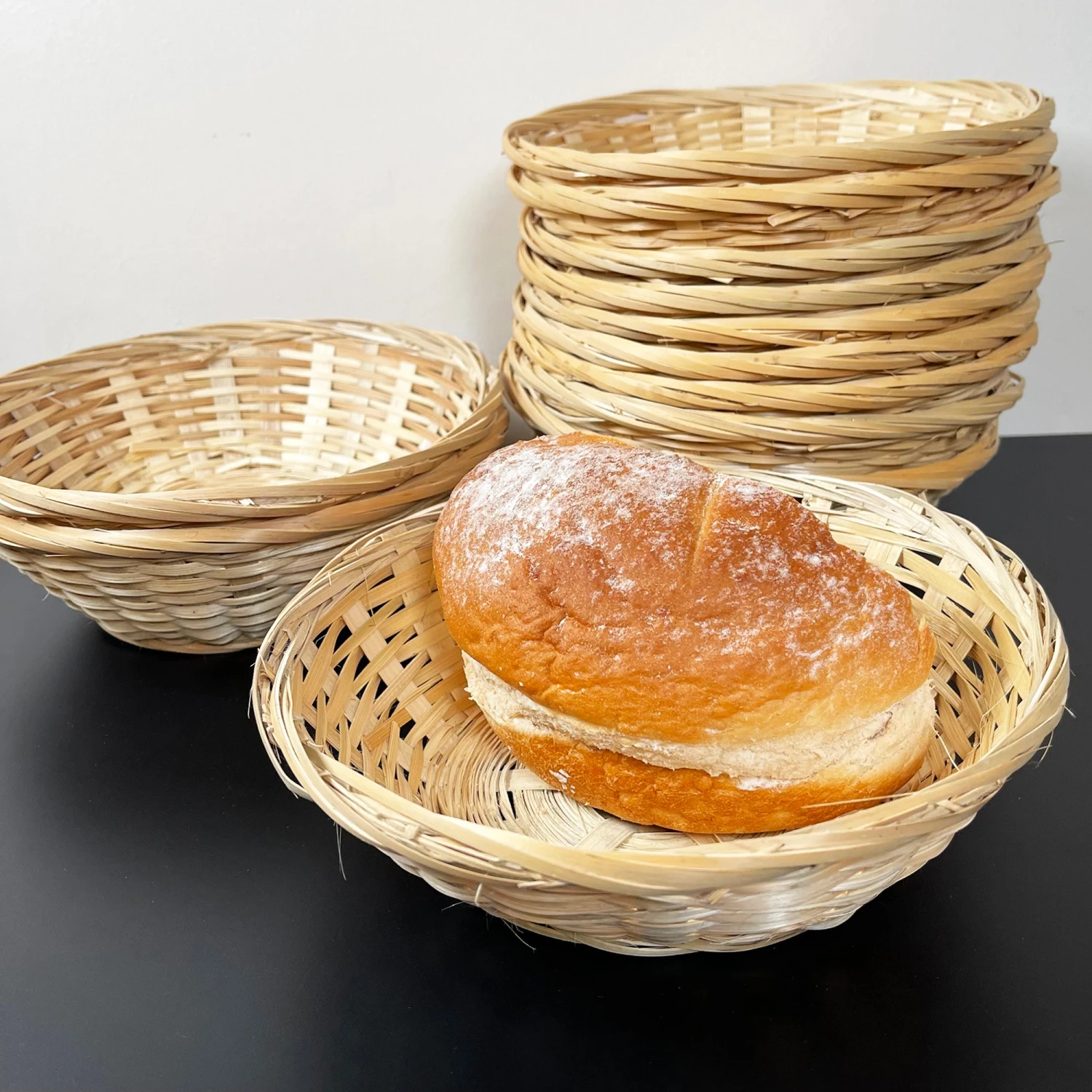 Darthome Limited Round Wicker Bread Baskets 1 Darthome Limited Round Wicker Bread Baskets