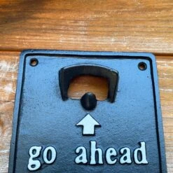Darthome Limited Take Your Top Off Cast Iron Wall Bottle Opener -Decor Garden Shop IMG E5771 edited42