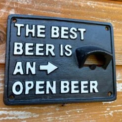 Darthome Limited Best Beer Is An Open Beer Wall Bottle Opener