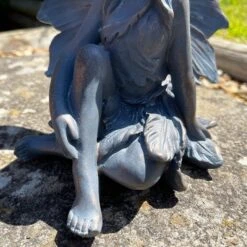 Darthome Limited Bronze Sitting Flower Fairy Ornament -Decor Garden Shop IMG E5862 edited118