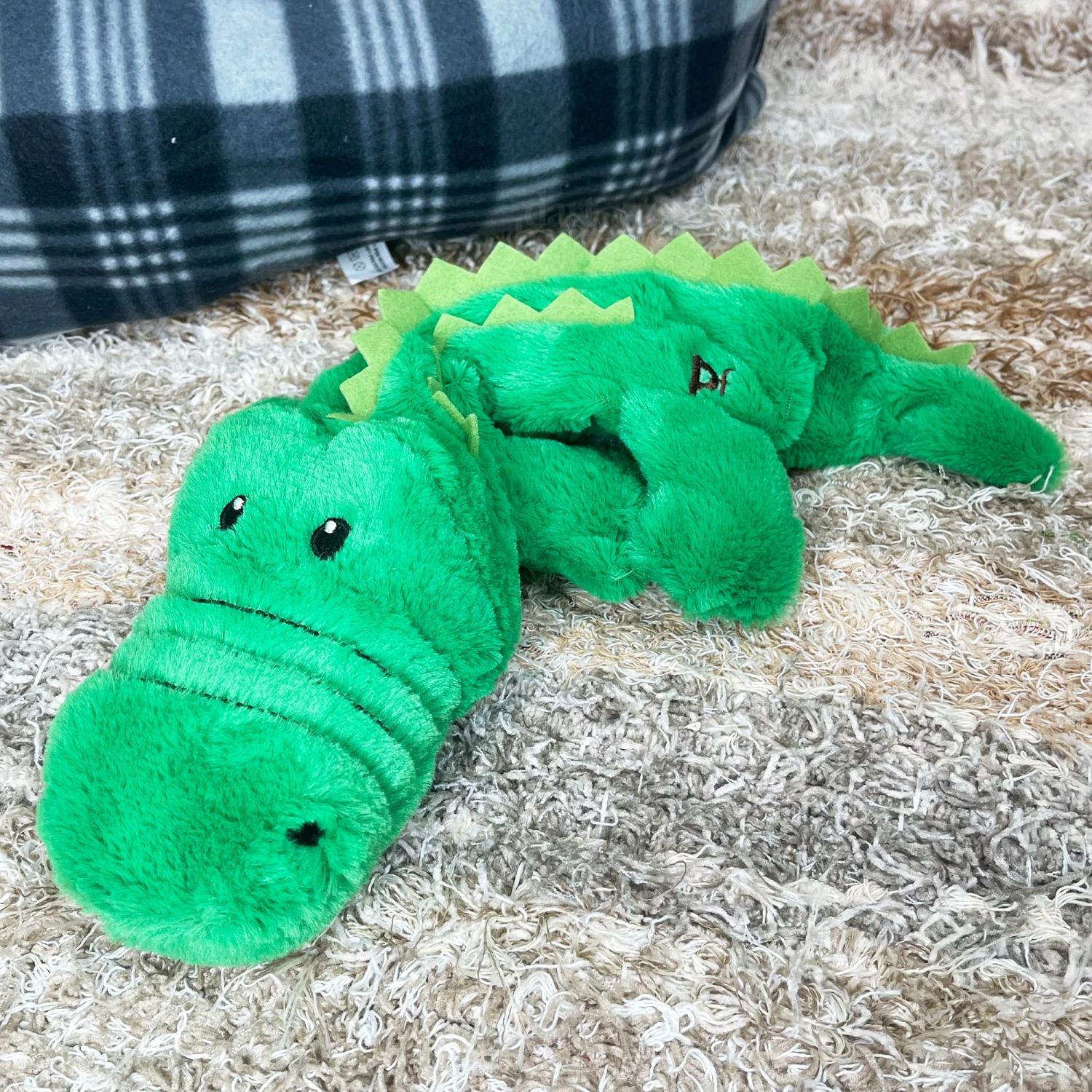 Darthome Limited Green Crocodile Eco Squeaky Dog Toy 9 Darthome Limited Green Crocodile Eco Squeaky Dog Toy - Image 9